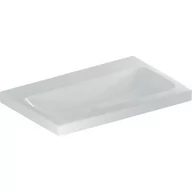 Umywalki - Geberit iCon Light umywalka 75x48 cm nablatowa biała 501.848.00.7 - miniaturka - grafika 1