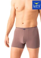 Majtki męskie - SZORTY KEY MXH-358 B25 BR (kolor brąz, rozmiar XXL) - miniaturka - grafika 1