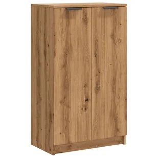 vidaXL Szafka na buty Artisan dąb 59x35x100,5 cm Materiał drewnopochodny - Szafki na buty - miniaturka - grafika 1