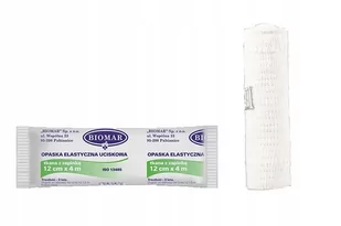Biomar - Opaska elastyczna (papier) 4 m x 12 cm - Apteczki i materiały opatrunkowe - miniaturka - grafika 1