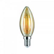 Żarówki LED - Paulmann Żarówka świeca LED E14 2,6W 2 500 K złota - miniaturka - grafika 1