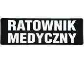 Odzież medyczna - Emblemat Ratownik Medyczny Odblaskowy Na Rzepie 31 X 10 Cm - miniaturka - grafika 1