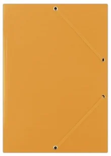 Donau Teczka z gumką , karton, A4, 400gsm, pomarańczowa FEP12G - Teczki i skoroszyty - miniaturka - grafika 3
