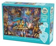 Puzzle - Cobble Hill, Puzzle, Smok w bibliotece, 350 el. - miniaturka - grafika 1