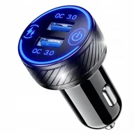 Ładowarki samochodowe - Ładowarka samochodowa 2x USB QC 3.0 3A 36W - miniaturka - grafika 1