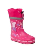 Buty dla dziewczynek - Regatta Kalosze PeppaSplash Welly RKF713 Różowy - miniaturka - grafika 1