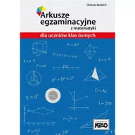 Podręczniki dla szkół podstawowych - Niko Arkusze egzaminacyjne z matematyki dla uczniów klas ósmych Danuta Budzich - miniaturka - grafika 1
