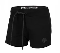 Odzież taktyczna i umundurowanie - Szorty damskie Pit Bull French Terry 330 Mariposa - Czarne S - miniaturka - grafika 1