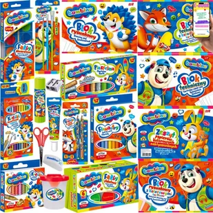 BAMBINO Wyprawka Szkolna XXL Przybory Szkolne do Rysowania i Malowania do Przedszkola i 1 Klasy + EBOOK - Przybory szkolne - miniaturka - grafika 1