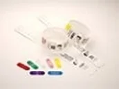 Etykiety do drukarek - Zebra Clips for use with QuickClip Wristbands Żółty - miniaturka - grafika 1