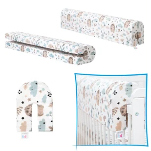 Ochraniacz do łóżeczka na barierkę - Ochraniacz piankowy i z bawełny 50 cm - Zabezpieczenia dla dzieci Ochraniacz do łóżeczka na barierkę - Ochraniacz piankowy i z bawełny 50 cm - Zabezpieczenia dla dzieci - miniaturka - grafika 1