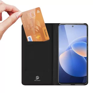 Dux Ducis Skin Pro kabura etui pokrowiec z klapką Vivo X60 czarny - Etui i futerały do telefonów - miniaturka - grafika 6