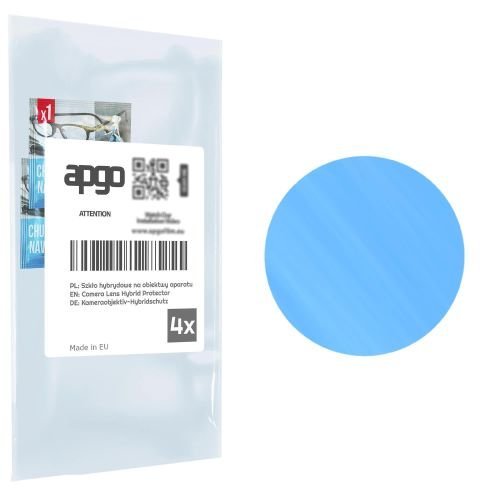 4x szkło hybrydowe na aparat obiektyw kamerę 9H do ZTE Optus X Delight 2 - apgo hybrid Camera Lens Protector
