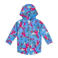 Bluzy dla chłopców - Bluza z kapturem Niebieska Papuga - miniaturka - grafika 1