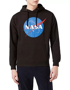 Nasa Męska bluza z kapturem z logo, Czarny (czarny blk), XXL - Bluzy męskie - miniaturka - grafika 1