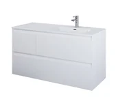 Szafki łazienkowe - Elita 168172 SZAFKA podumywalkowa SPLIT 120 3S L WHITE MATT PDW - miniaturka - grafika 1