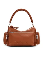 Torebki damskie - Desigual Torebka 25SAXPAJ Brązowy - miniaturka - grafika 1