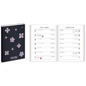 Kalendarze - Interdruk Kalendarz szkolny zeszytowy 25/26 B6/48K Chrome - miniaturka - grafika 1