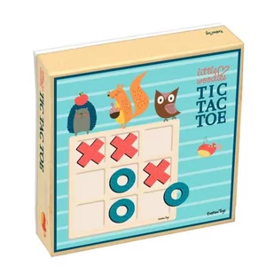 Kółko i Krzyżyk. Little Woodies Barbo Toys - Gry planszowe - miniaturka - grafika 1