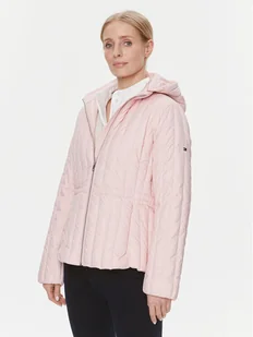 Tommy Hilfiger Kurtka puchowa WW0WW40484 Różowy Regular Fit - Kurtki damskie - miniaturka - grafika 1