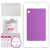 Akcesoria do tabletów i e-booków - folia naklejka skórka strukturalna na TYŁ do Huawei MatePad T8 LTE Kirin - Carbon Fioletowy - apgo SKINS - miniaturka - grafika 1