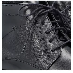 Eleganckie buty męskie zimowe - TAPI D-2372 CZARNE - Półbuty męskie - miniaturka - grafika 11