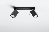 Lampy sufitowe - Sollux Lighting Plafon MERIDA 2 czarny - miniaturka - grafika 1