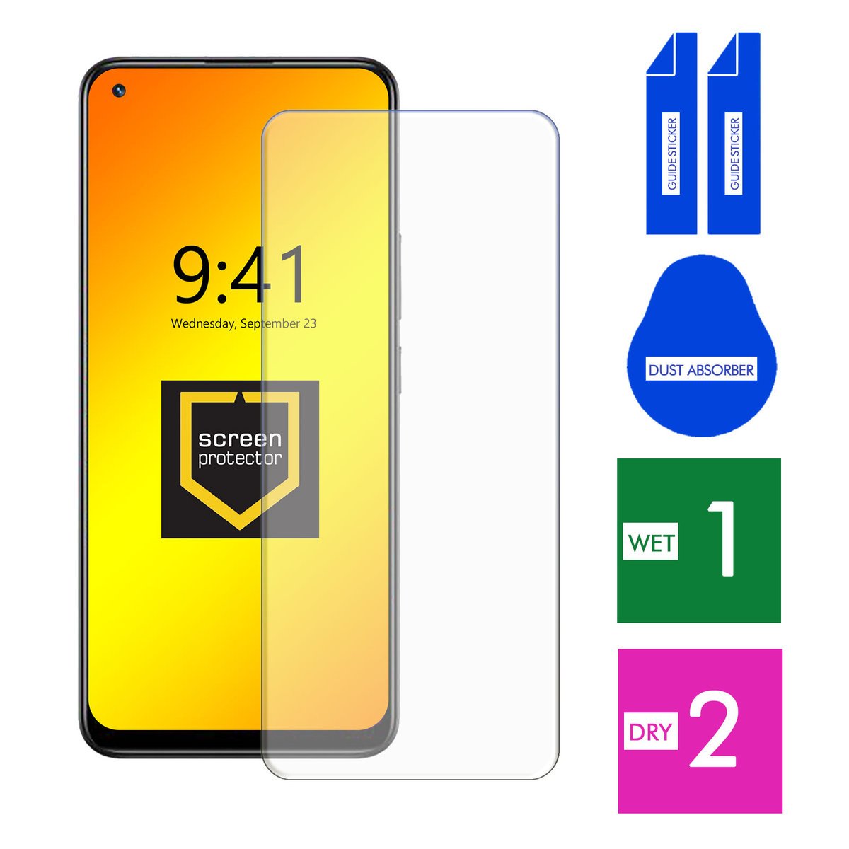 SZKŁO HARTOWANE DO REALME 8 SZYBKA 9H OCHRONNE PANCERNE