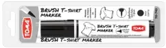 Marker do T-shirtów Brush czarny - TOMA - Długopisy - miniaturka - grafika 1