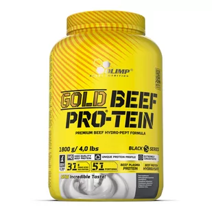 Olimp Gold Beef Pro-Tein 1 8kg kremowy - Odżywki białkowe - miniaturka - grafika 1