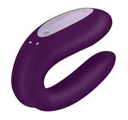 Wibratory i masażery - satisfyer (ge) Satisfayer Double Joy Violet incl. Bluetooth and App - miniaturka - grafika 1