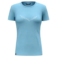 Koszulki i topy damskie - Salewa Damska koszulka Solid Dry W - miniaturka - grafika 1