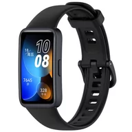 Akcesoria do smartwatchy - opaska pasek bransoleta SMOOTHBAND Huawei BAND 8 czarna - miniaturka - grafika 1