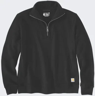 Bluza Carhartt Tencel Fiber HalfZip Black - Bluzy męskie - miniaturka - grafika 1