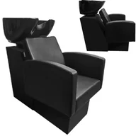 Myjki fryzjerskie - Myjnia myjka fryzjerska barberska do salonu fryzjerskiego barberskiego ruchoma ceramiczna misa armatura bateria słuchawka - miniaturka - grafika 1