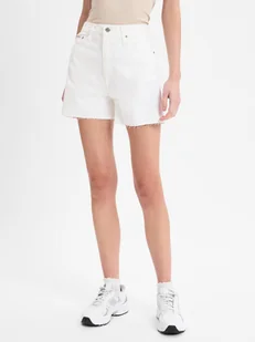 Calvin Klein Jeans Damskie szorty dżinsowe Kobiety Bawełna biały jednolity, 25 - Spodnie sportowe damskie - miniaturka - grafika 1