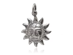 Elegancki srebrny wisior wisiorek słońce słoneczko srebro 925 - Wisiorki - miniaturka - grafika 1