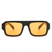 Okulary przeciwsłoneczne - Betlewski Duże kwadratowe okulary przeciwsłoneczne uniseks GLOW - miniaturka - grafika 1