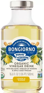 Bongiorno; dystrybutor Bio Planet, Wilkowa Wieś 7, Napój o smaku CYTRYNOWO-IMBIROWYM z octem balsamicznym z modeny BIO 500ml Bongiorno 000-B5EB-166B2 - Soki i napoje niegazowane - miniaturka - grafika 1