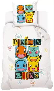 POKEMON KOMPLET POŚCIELI DZIECIĘCEJ PIKACHU 140 x 200 Bawełniana - Pościel dla dzieci - miniaturka - grafika 1