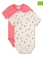 Body dla niemowląt - Sanetta Body (2 szt.) w kolorze różowo-kremowym - miniaturka - grafika 1