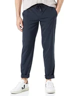 Spodenki męskie - bugatti Męskie spodnie 4206-36867 slackhose czarne, 290, Slim Fit, czarny-290, 40W / 32L - miniaturka - grafika 1