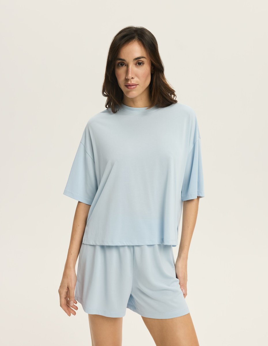 Koszulka Damska Ruth Esotiq Jasno-Niebieski - S