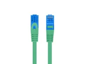 Kable miedziane - LANBERG PATCHCORD KAT.6A S/FTP LSZH CCA 0.5M ZIELONY FLUKE PASSED PCF6A-10CC-0050-G - miniaturka - grafika 1