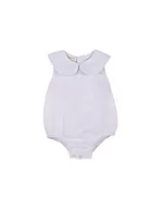 Bluzki dla niemowląt - Gocco Unisex Koszula Body z dużym kołnierzem, Optyczny biały, 6-9 miesięcy - miniaturka - grafika 1