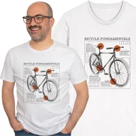 Koszulki męskie - Koszulka Dla Rowerzysty Na Rower Prezent Grafika Wormhole Koszulka Czarna Dziura Fizyka Kwantowa - miniaturka - grafika 1