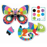 Puzzle - Ludattica Puzzle dla dzieci Play dudu 2w1 kolory puzzle konturowe i gra memo - miniaturka - grafika 1
