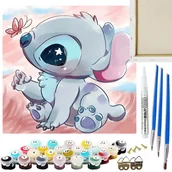 Zeszyty szkolne - Zestaw Maluj po numerach Artnico 20x30 Stich - miniaturka - grafika 1