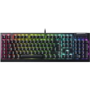 Mechaniczna klawiatura do gier Razer BlackWidow V4 X, zielony przełącznik, układ rosyjski, przewodowy, czarny Razer  RZ03-04700800-R3R1 - Klawiatury - miniaturka - grafika 1