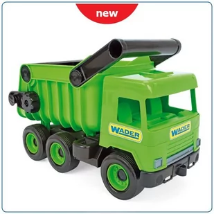 Wader Middle Truck Wywrotka zielona w kartonie - Samochody i pojazdy dla dzieci - miniaturka - grafika 1